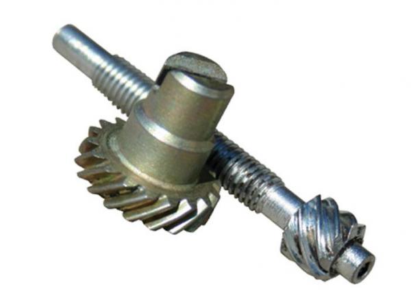 Helical gear shaft design